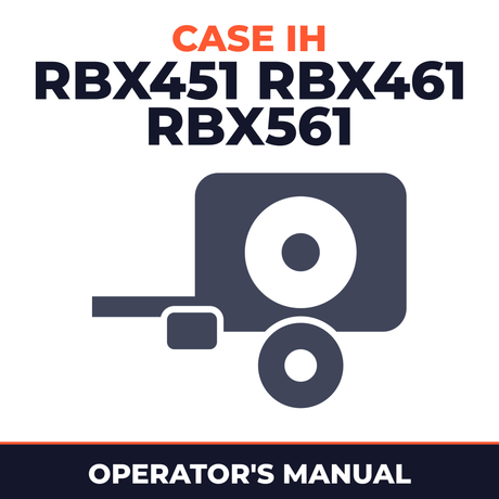 Case IH RBX451 RBX461 RBX561 Baler Operator's Manual