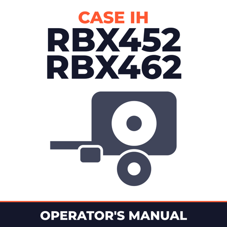 Case IH RBX452 RBX462 Baler Operator's Manual