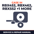 Case IH RBX452 RBX462 RBX552 RBX562 Baler Service & Repair Manual