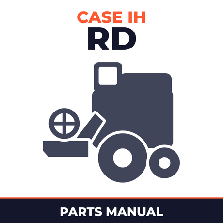 Case IH RD Combine Parts Manual