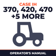 Case IH Rowtrac 370 420 470 500 Steiger 540 580 620 Quadtrac Tier 4B Final Tractor Operator's Manual