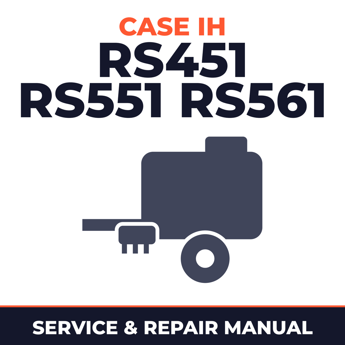 Case IH RS451 RS551 RS561 Baler Service & Repair Manual