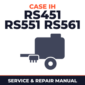 Case IH RS451 RS551 RS561 Baler Service & Repair Manual