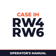 Case IH RW4 RW6 Hay Tool Operator's Manual