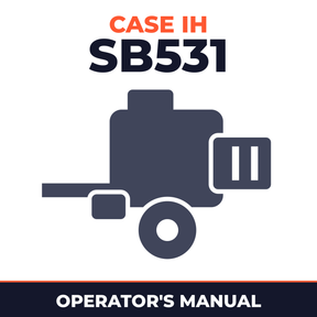 Case IH SB531 Baler Operator's Manual