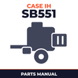Case IH SB551 Baler Parts Manual