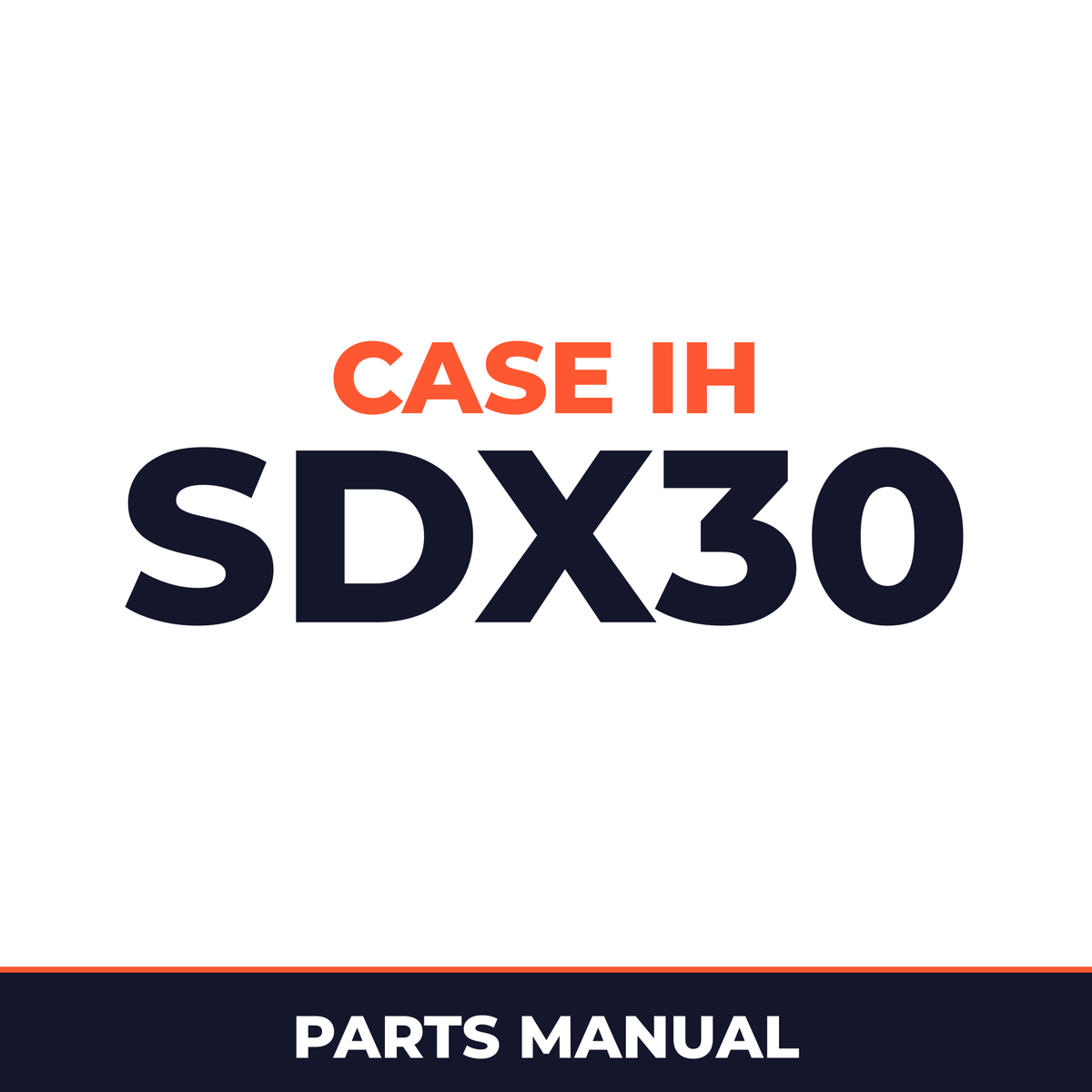 Case IH SDX30 Planter Parts Manual