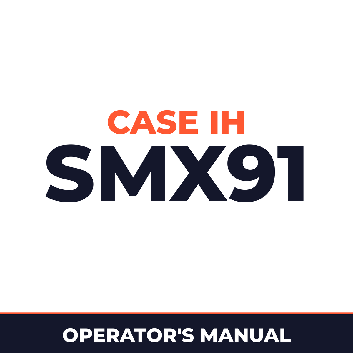 Case IH SMX91 Hay Tool Operator's Manual