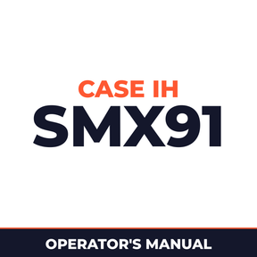 Case IH SMX91 Hay Tool Operator's Manual