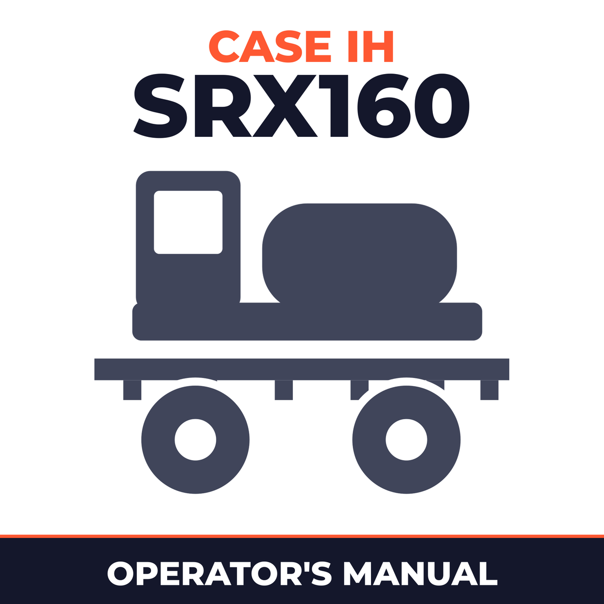 Case IH SRX160 Sprayer Operator's Manual