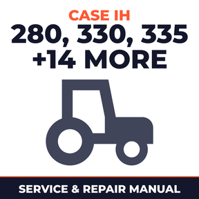 Case IH Steiger 280 330 335 380 385 430 435 480 485 530 535 STX275 STX280 STX325 STX330 STX375 STX380 Tractor Service & Repair Manual