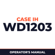 Case IH WD1203 Hay Tool Operator's Manual