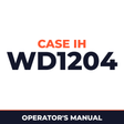 Case IH WD1204 Hay Tool Operator's Manual