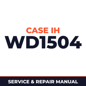 Case IH WD1504 Hay Tool Service & Repair Manual