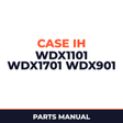Case IH WDX1101 WDX1701 WDX901 Hay Tool Parts Manual