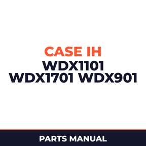 Case IH WDX1101 WDX1701 WDX901 Hay Tool Parts Manual