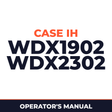 Case IH WDX1902 WDX2302 Hay Tool Operator's Manual