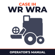 Case IH WR WRA Combine Operator's Manual