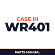 Case IH WR401 Hay Tool Parts Manual