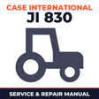 Case International JI 830 Tractor Service & Repair Manual