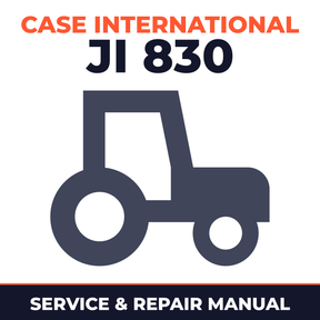 Case International JI 830 Tractor Service & Repair Manual