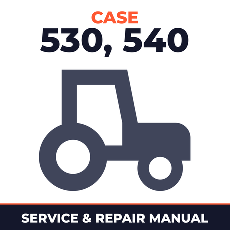 Case JI International 530 & 540 Tractor Service & Repair Manual