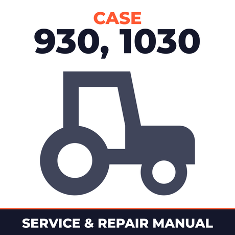 Case JI International 930 & 1030 Tractor Service & Repair Manual
