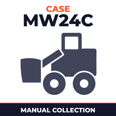 Case MW24C Wheel Loader -3- Manuals = Maintenance Service, Operators, Parts Manual