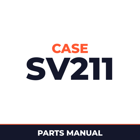 Case SV211 Parts Catalog