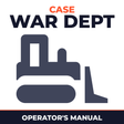 Case War Dept Bulldozer Tank Mounting Hydr operated Laplant -Choate Crawler Tractor Operator's Manual