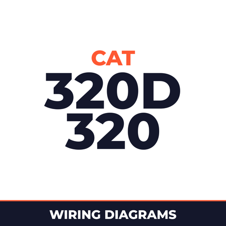 Cat 320D 320 D Wiring Electrical Schematics Manual