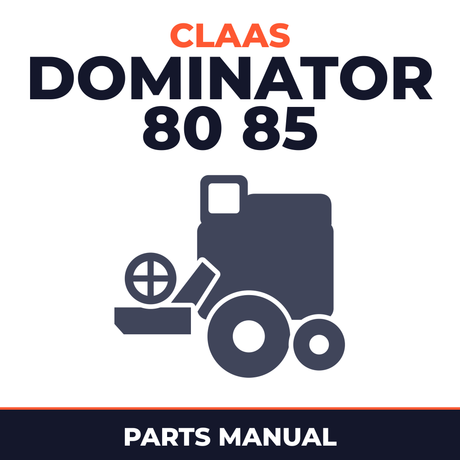 Claas Dominator 80 85 Combine Parts Manual