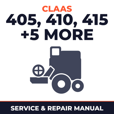 Claas Lexion 405 410 415 420 430 440 450 460 Combine Service & Repair Manual
