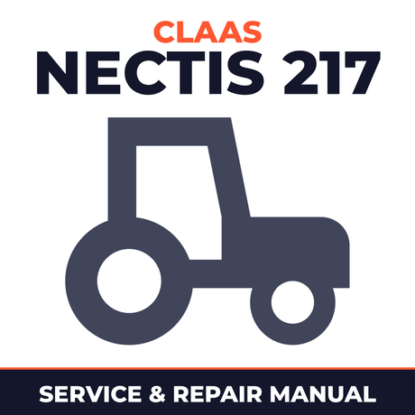 Claas Nectis 217 Tractor Service & Repair Manual
