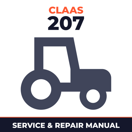Claas Tractor Nectis 207 Service & Repair Manual