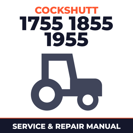 Cockshutt 1755 1855 1955 Tractor Service & Repair Manual