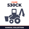 Collection of 5 files - Complete Factory Case 530CK Loader Backhoe Repair Service Manual & Illustrated Parts Catalog & Operators
