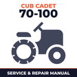 Cub Cadet 70-100 Riding Mower Service & Repair Manual