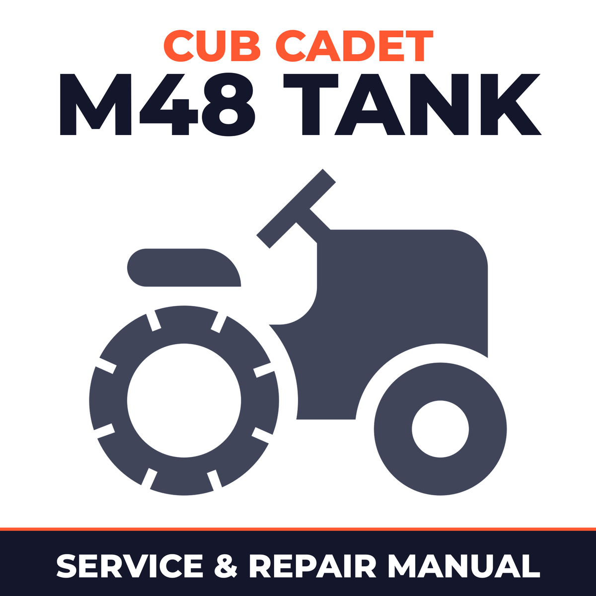 Cub Cadet M48 Tank Zero-Turn Mower Service & Repair Manual