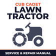 Cub Cadet Riding Mower Service & Repair Manual