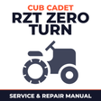 Cub Cadet RZT Zero Turn Rider Zero-Turn Mower Service & Repair Manual