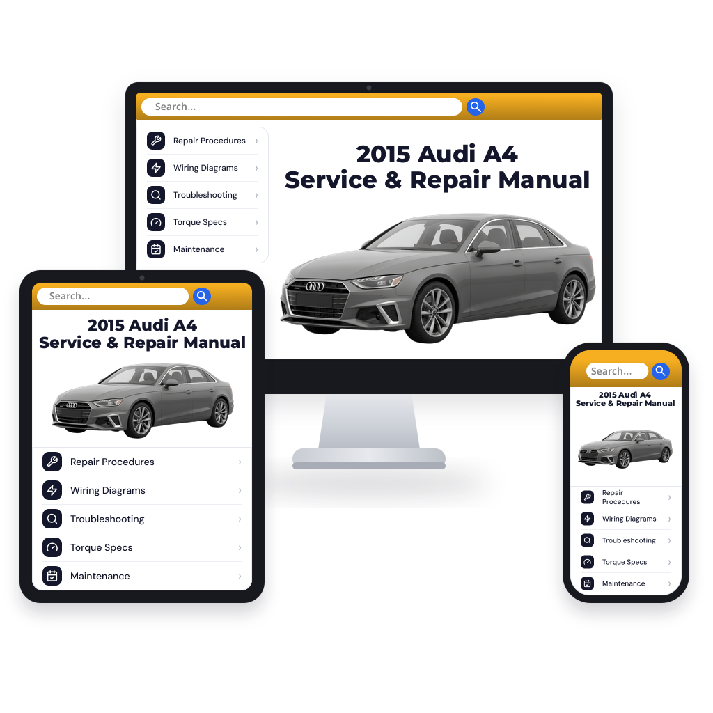 2015 Audi A4 Service & Repair Manual