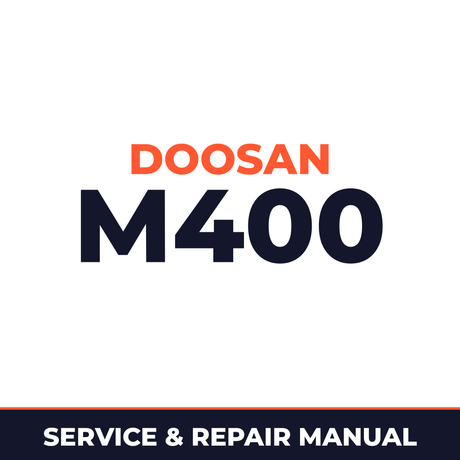 Daewoo Doosan M400 Service Manual