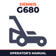 Dennis G680 Mower Instruction Operator's Manual