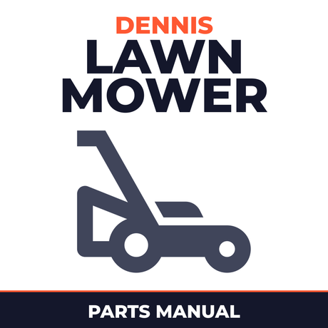 Dennis Gang Mower Instruction Spare Parts Manual