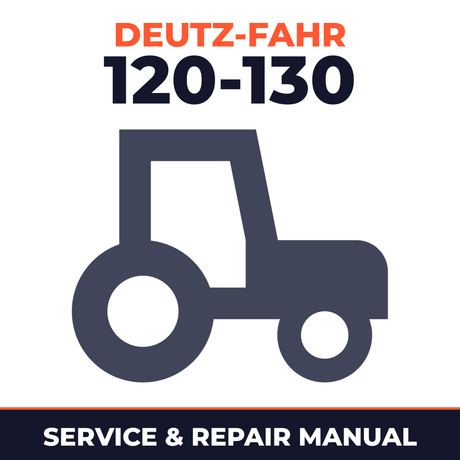 Deutz Fahr 120-130 Front Axle Agrotron Tractor Service & Repair Manual