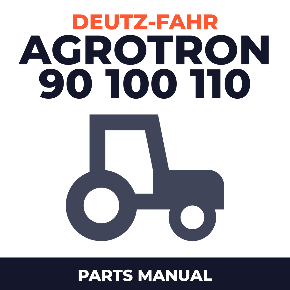 Deutz Fahr Agrotron 90 100 110 Tractor Parts Manual