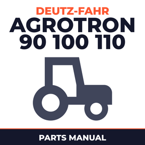 Deutz Fahr Agrotron 90 100 110 Tractor Parts Manual