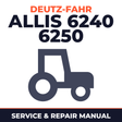 Deutz Fahr Allis 6240 6250 Tractor Service & Repair Manual