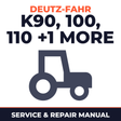 Deutz Fahr Front Axle For Agrotron K 90 100 110 120 Tractor Service & Repair Manual